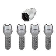 Load image into Gallery viewer, McGard Wheel Lock Bolt Set - 4pk. (Cone Seat) M12X1.75 / 19mm Hex / 28.9mm Shank Length - Chrome - GTR Auto
