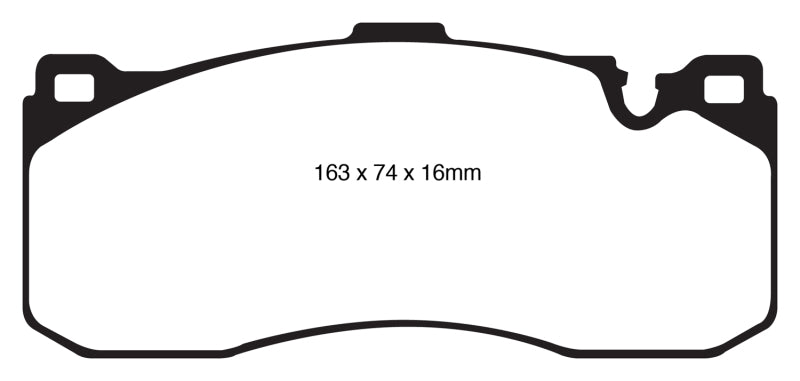 EBC 08-10 BMW 135 3.0 Twin Turbo Yellowstuff Front Brake Pads - GTR Auto