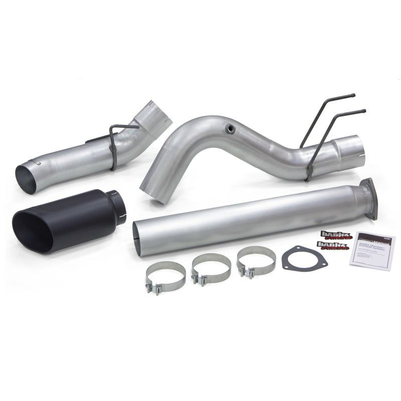 Banks Power 2017 Ford 6.7L 5in Monster Exhaust System - Single Exhaust w/ Black Tip - GTR Auto