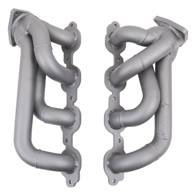 BBK 14-18 GM Truck 5.3/6.2 1 3/4in Shorty Tuned Length Headers - Titanium Ceramic - GTR Auto