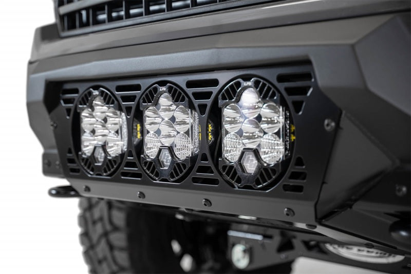 Addictive Desert Designs 18-20 Ford F-150 Bomber Front Bumper w/ 3 Baja Designs LP6 Mounts - GTR Auto