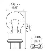 Load image into Gallery viewer, Hella Bulb 3157 12V 27/7W W2.5x16q S8 - GTR Auto