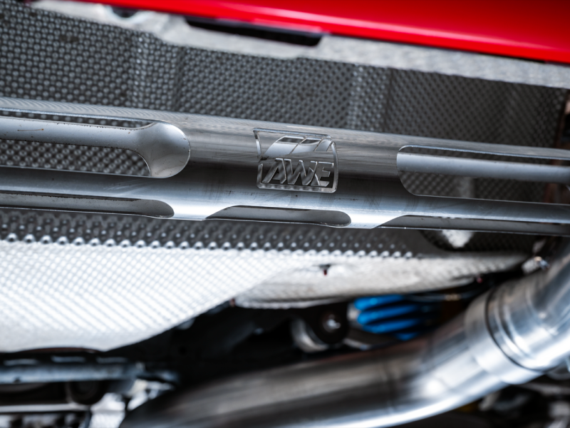 AWE Tuning BMW F8X M3/M4 Track Edition Catback Exhaust - Chrome Silver Tips - GTR Auto