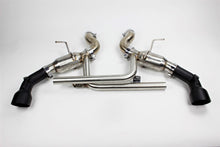 Load image into Gallery viewer, Mishimoto 2016+ Chevrolet Camaro SS Dual-Tip Pro Axle-Back Exhaust w/ Black Tips - GTR Auto
