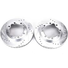Load image into Gallery viewer, Power Stop 90-00 Chevrolet K3500 Front Evolution Drilled &amp; Slotted Rotors - Pair - GTR Auto