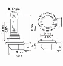 Load image into Gallery viewer, Hella H9 12V 65W PGJ19-5 HP 2.0 Halogen Bulbs - GTR Auto