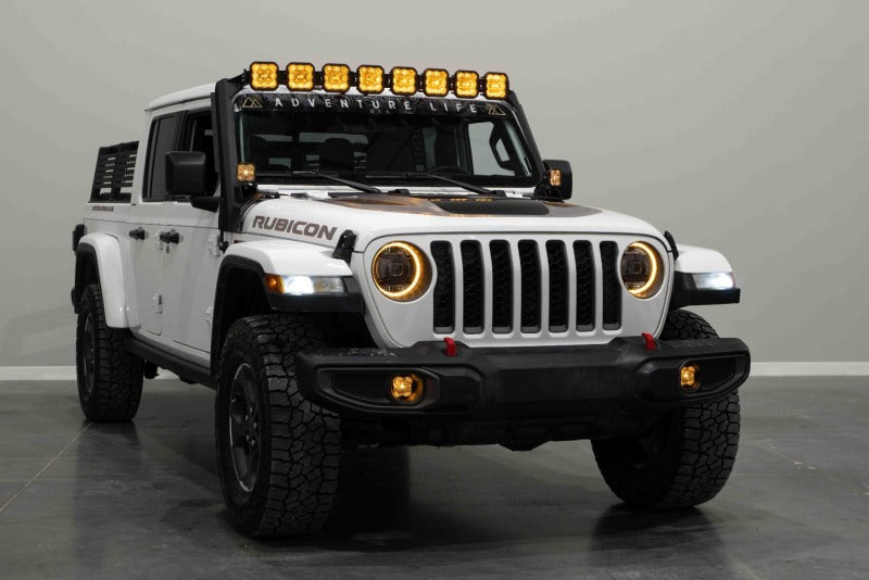 Diode Dynamics Jeep JL SS5 Sport CrossLink Windshield - White Combo Lightbar Kit - GTR Auto