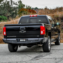 Load image into Gallery viewer, Westin 14-18 Chevy Silverado 1500 Pro-Series Rear Bumper - Textured Black - GTR Auto