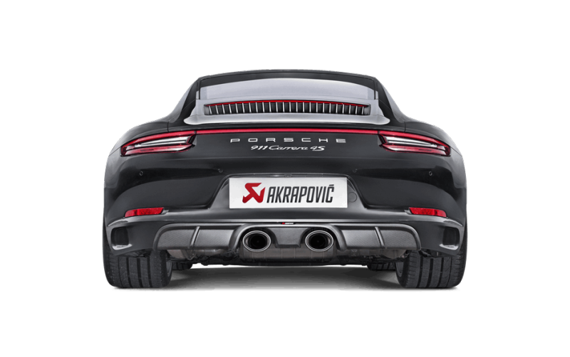 Akrapovic 16-17 Porsche 911 Carrera S/4/4S/GTS (991.2) Rear Carbon Fiber Diffuser - Matte - GTR Auto