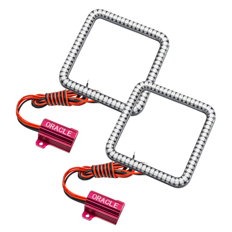 Oracle Ford F-250/350 05-07 LED Fog Halo Kit - White - GTR Auto