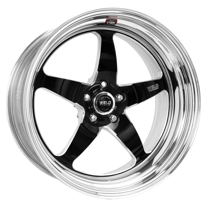 Weld S71 20x11 / 5x4.5 BP / 8in BS Black Wheel (Low Pad) - Non-Beadlock 71LB0110A80A