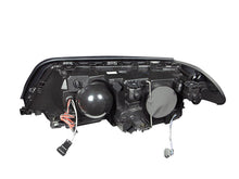 Load image into Gallery viewer, ANZO 1999-2001 BMW 3 Series E46 Projector Headlights w/ Halo Black (CCFL) - GTR Auto