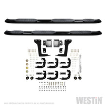 Load image into Gallery viewer, Westin 19-22 RAM 1500 CC 5ft7in. Bed (Excl. Classic) PRO TRAXX 5 W2W Oval Nerf Step Bars - Black - GTR Auto