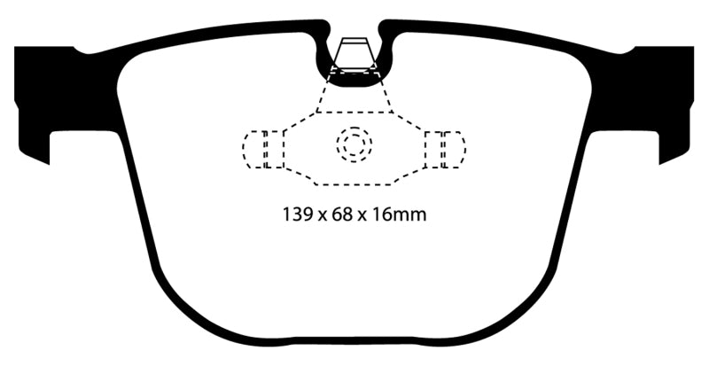 EBC 08-10 BMW M3 4.0 (E90) Bluestuff Rear Brake Pads - GTR Auto