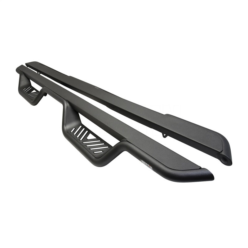 Westin 14-18 Chevrolet Silverado/GMC Sierra Crew Cab Outlaw Nerf Step Bars (Excl. Diesel) -Text. Blk - GTR Auto