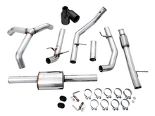 Load image into Gallery viewer, AWE Tuning 4th Gen GM 1500 5.3L 0FG Cat-Back Split Rear Exit (Flat Bumper) - Dual Diamond Tips