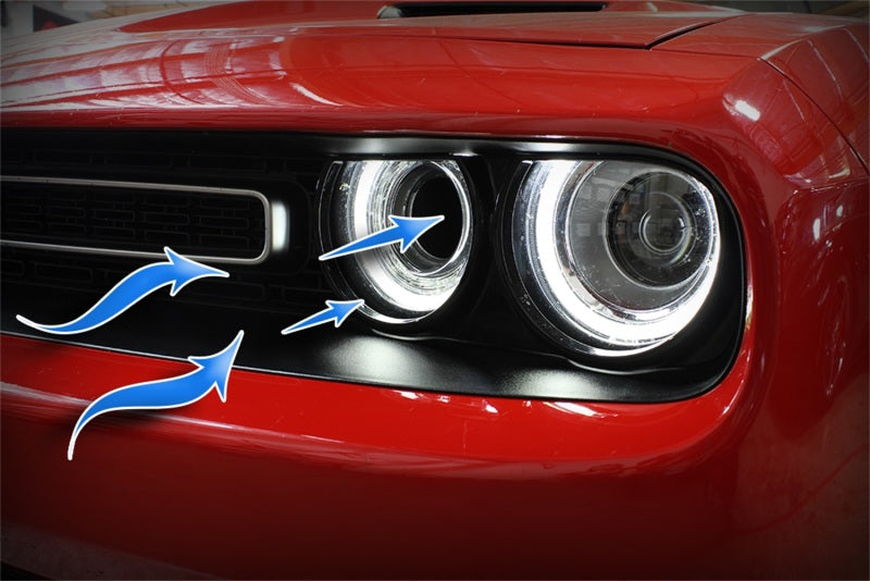 aFe Momentum GT Carbon Fiber Dynamic Air Scoop 15-18 Dodge Challenger V6-3.6L/V8-5.7L/6.4L HEMI - GTR Auto