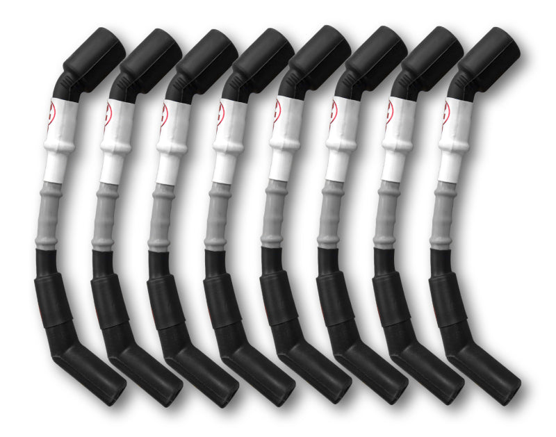 Kooks 10mm Spark Plug Wire - Grey w/Black Boots (Set of 8) - GTR Auto