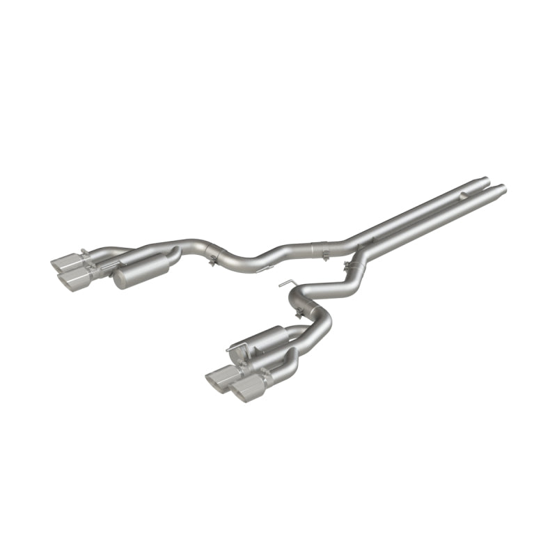 MBRP 18-19 Ford Mustang GT 5.0 3in Cat Back Quad Tip Race Version - AL - GTR Auto
