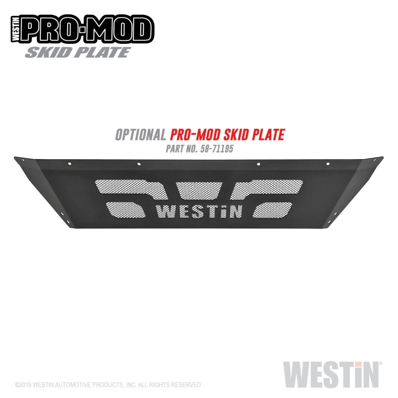 Westin 2010-2019 Dodge Ram 2500/3500 ( Old Body Style ) Pro-Mod Front Bumper - Textured Black - GTR Auto