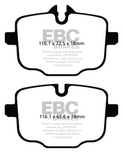 Load image into Gallery viewer, EBC 2021+ BMW M3/M4 3.0TT (G80/G82/G83 w/Cast Iron Rotors) Redstuff Rear Brake Pads - GTR Auto