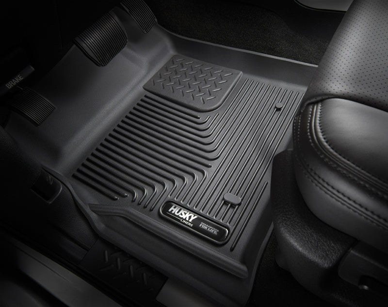 Husky Liners 11-24 Dodge Durango / 11-14 Jeep Grand Cherokee X-Act Contour Black Front Floor Liners - GTR Auto