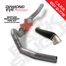 Load image into Gallery viewer, Diamond Eye KIT 4in Catback MRP Single w/ TDP SS 06-07 Chevy/GMC 6.6L Duramax 2500/3500 - GTR Auto