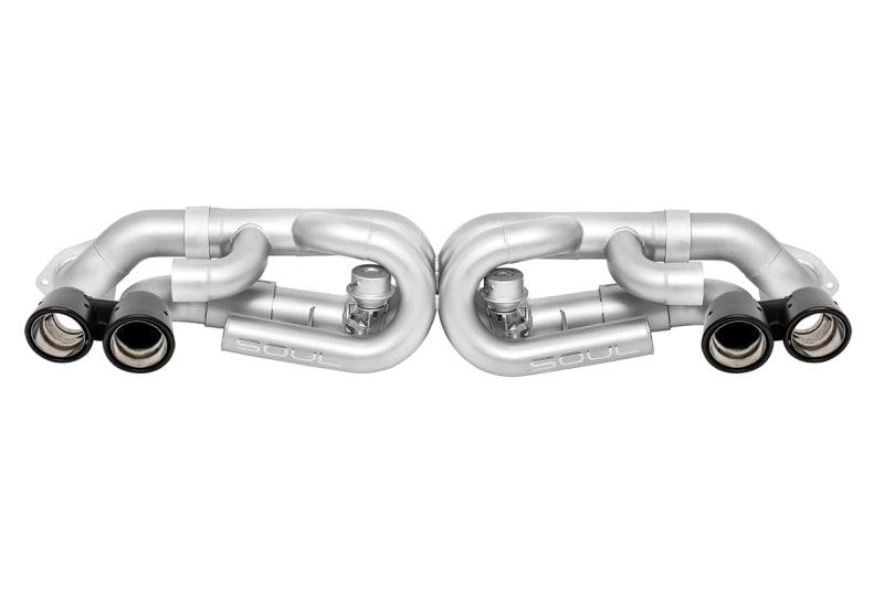 SOUL 12-16 Porsche 991.1 Carrera Base / S / GTS (w/ PSE) Valved Perf. Exhaust - Carbon Fiber Tips - GTR Auto
