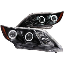 Load image into Gallery viewer, ANZO 2007-2009 Toyota Camry Projector Headlights w/ Halo Black - GTR Auto