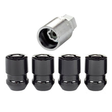 Load image into Gallery viewer, McGard Wheel Lock Nut Set - 4pk. (Cone Seat) 1/2-20 / 3/4 &amp; 13/16 Dual Hex / 1.28in. Length - Black - GTR Auto