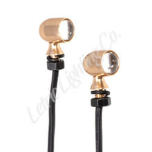 Load image into Gallery viewer, Letric Lighting 12mm Mini Red Running Red Turn Signal LED - Gold Anodized