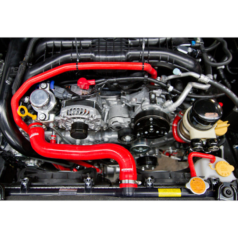 Mishimoto 2015 Subaru WRX Black Silicone Radiator Coolant Ancillary Hoses Kit - GTR Auto