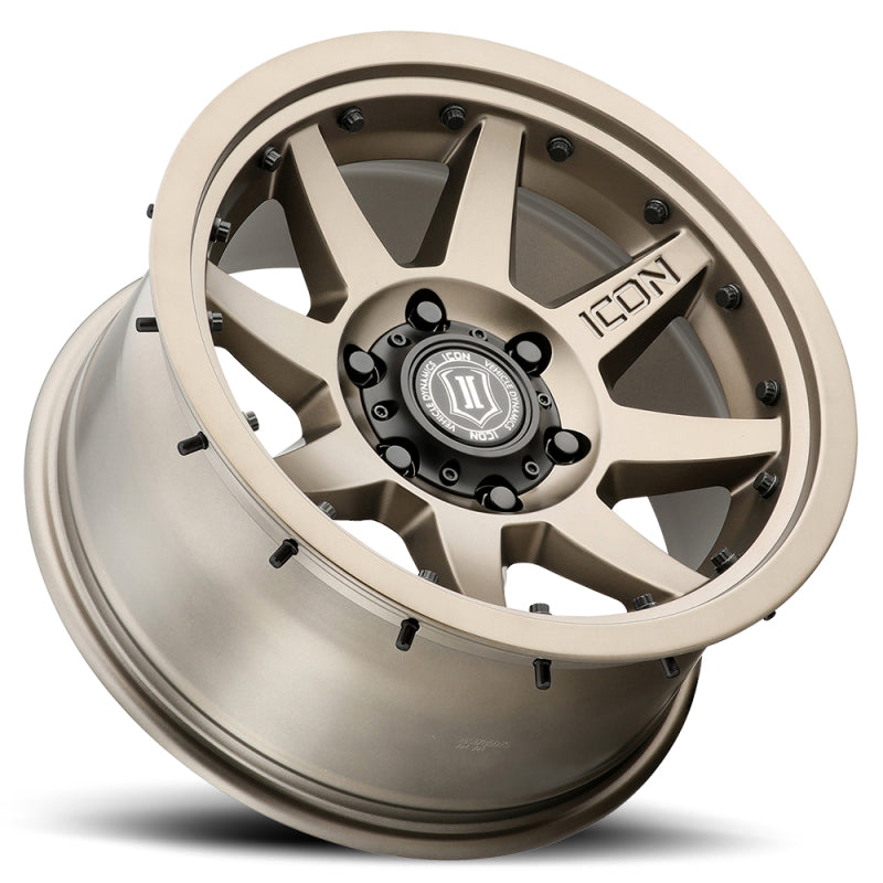 ICON Rebound Pro 17x8.5 6x5.5 25mm Offset 5.75in BS 95.1mm Bore Bronze Wheel - GTR Auto
