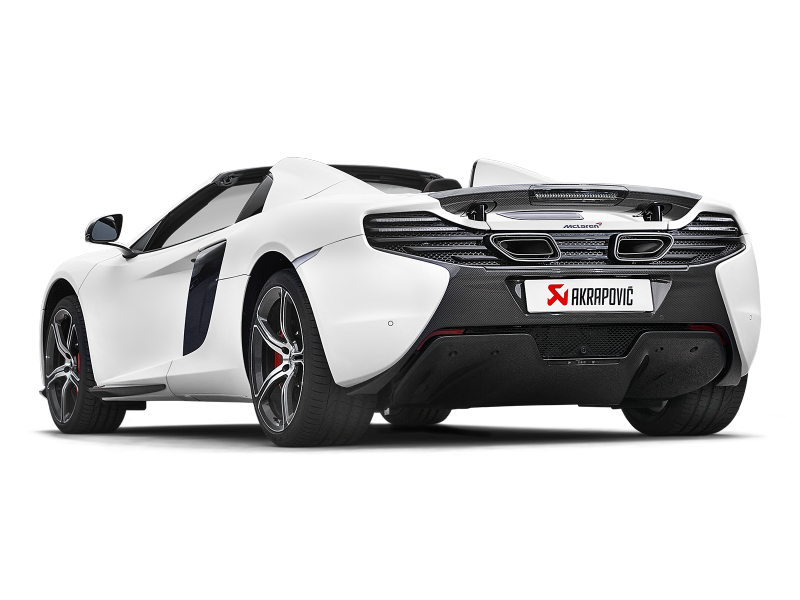Akrapovic 14-17 McLaren 650S/650S Spyder Slip-On Line (Titanium) w/ Carbon Tips - GTR Auto