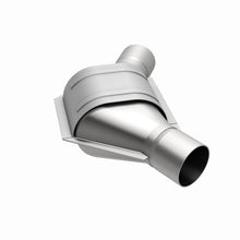 Load image into Gallery viewer, MagnaFlow Universal Catalytic Converter 2.00inch Angled Inlet/Outlet