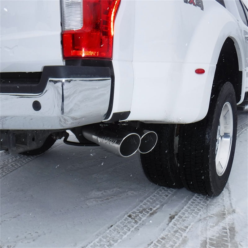 MBRP 17-19 Ford F250/350/450 6.4 L Filter Back Single Side Dual Exit Exhaust System - GTR Auto
