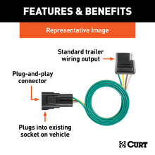 Load image into Gallery viewer, Curt 10-16 Cadillac SRX Custom Wiring Connector (4-Way Flat Output)