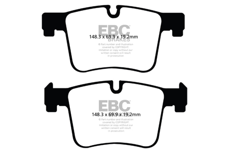 EBC 14+ BMW 228 Coupe 2.0 Turbo ATE calipers Greenstuff Front Brake Pads - GTR Auto