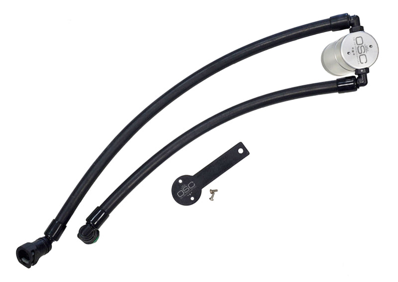 J&amp;L 2021-2024 Ram TRX 6.2L Supercharged Passenger Side Oil Separator 3.0 - Clear Anodized - GTR Auto