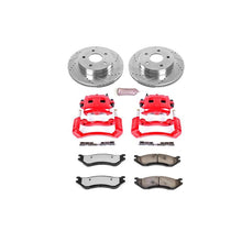 Load image into Gallery viewer, Power Stop 03-05 Dodge Ram 1500 Front Z36 Truck &amp; Tow Kit w/Cals