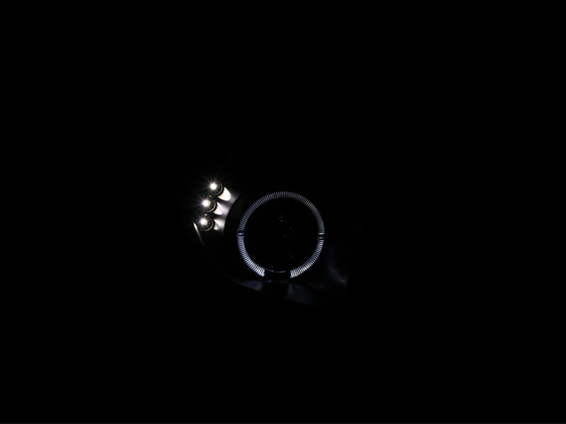 ANZO 2000-2005 Toyota Celica Projector Headlights w/ Halo Black - GTR Auto