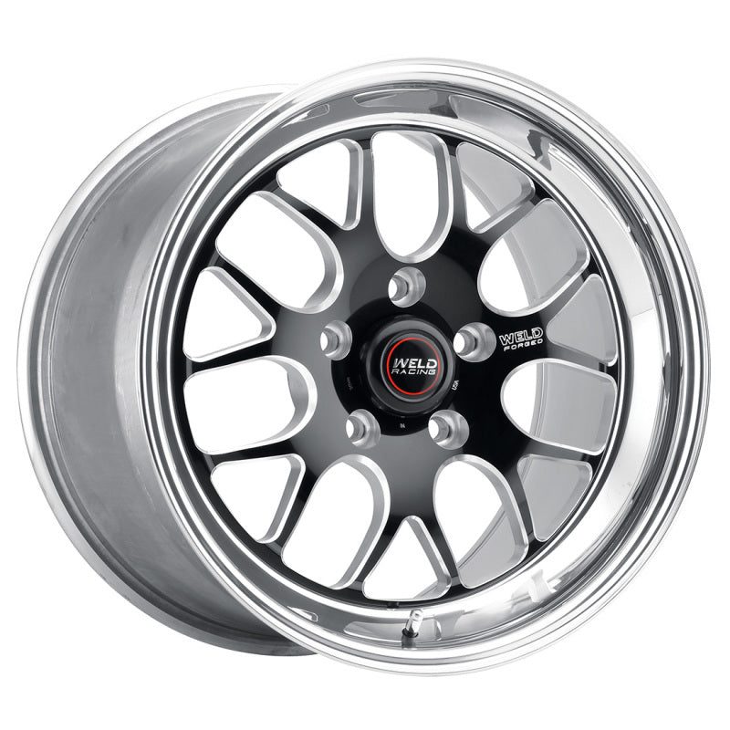 Weld S77 20x8 / 5x4.75 BP / 4.5in. BS Black Wheel (Low Pad) - Non-Beadlock - GTR Auto