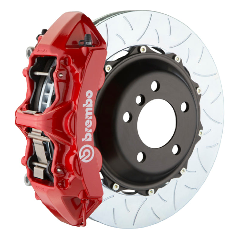 Brembo 09-11 997.2 C4 (Excl PCCB) Fr GT BBK 6Pis Cast 380x32 2pc Rotor Slotted Type3-Red 1M3.9006A2
