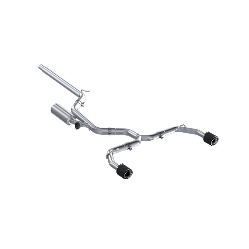 MBRP 2022 VW Golf GTI MK8 T304 SS 3in Cat-Back Exhaust 2.5in Dual Split Rear w/ Carbon Fiber Tips - GTR Auto