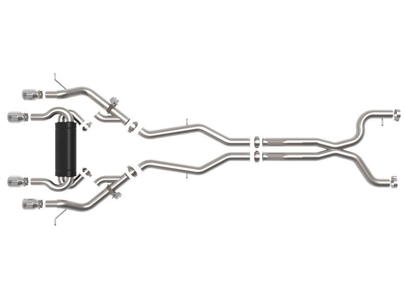 aFe MACHForce XP Exhausts Cat-Back SS 21 BMW M2 Competition L6-3.0L w/Polished Tips - GTR Auto