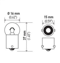 Load image into Gallery viewer, Hella Bulb 57 12V 3W BA9s G4.5 - GTR Auto