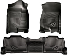 Load image into Gallery viewer, Husky Liners 07-13 GM Escalade/Suburban/Yukon WeatherBeater Black Front &amp; 2nd Seat Floor Liners - GTR Auto