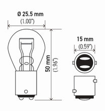 Load image into Gallery viewer, Hella Bulb 7528 12V 21/5W Bay15D S8 (2) - GTR Auto