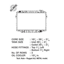 Load image into Gallery viewer, CSF 93-97 Toyota Land Cruiser 4.5L Heavy Duty 3 Row All Metal Radiator - GTR Auto