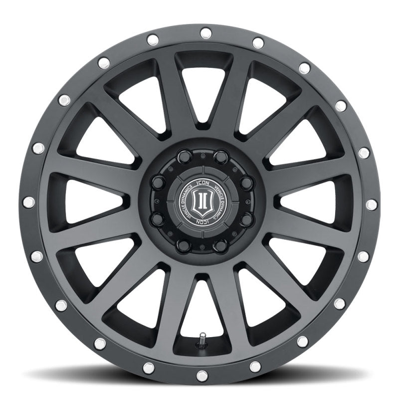 ICON Compression 20x10 8x170 -19mm Offset 4.75in BS 125mm Bore Satin Black Wheel - GTR Auto